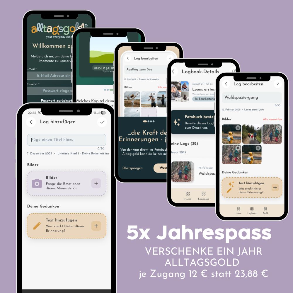 5 x Alltagsgold App für 50 %