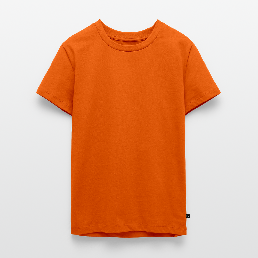 Teenager Alltagsgold T-Shirt - orange 
