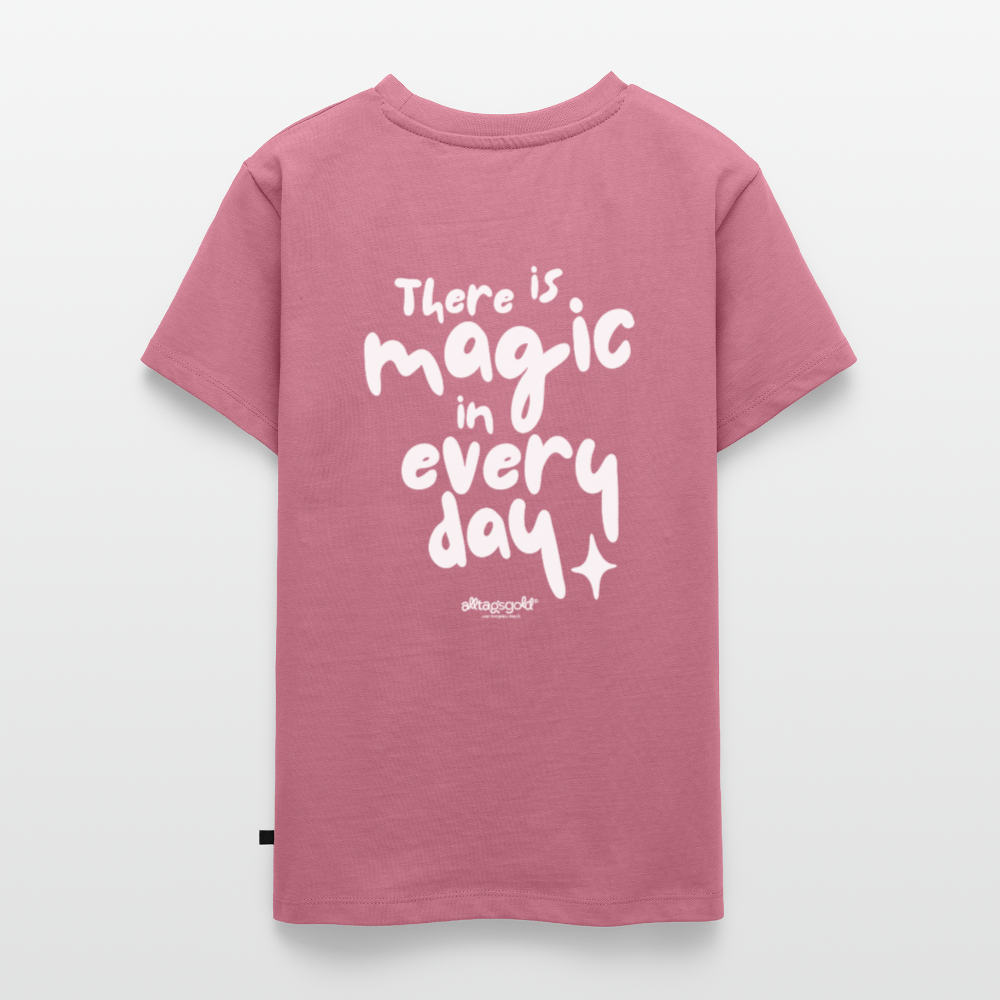 Teenager Alltagsgold T-Shirt - mauve