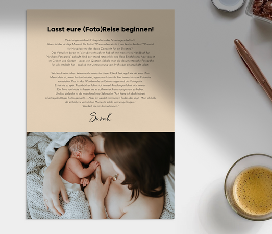 E-Book "Die Magie der ersten Momente - Fotos rund um Geburt & Wochenbett"
